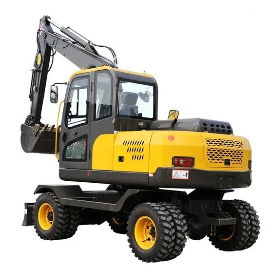 Farm Wheel Excavator 9 Ton 360 Rotary Wheeled Excavator