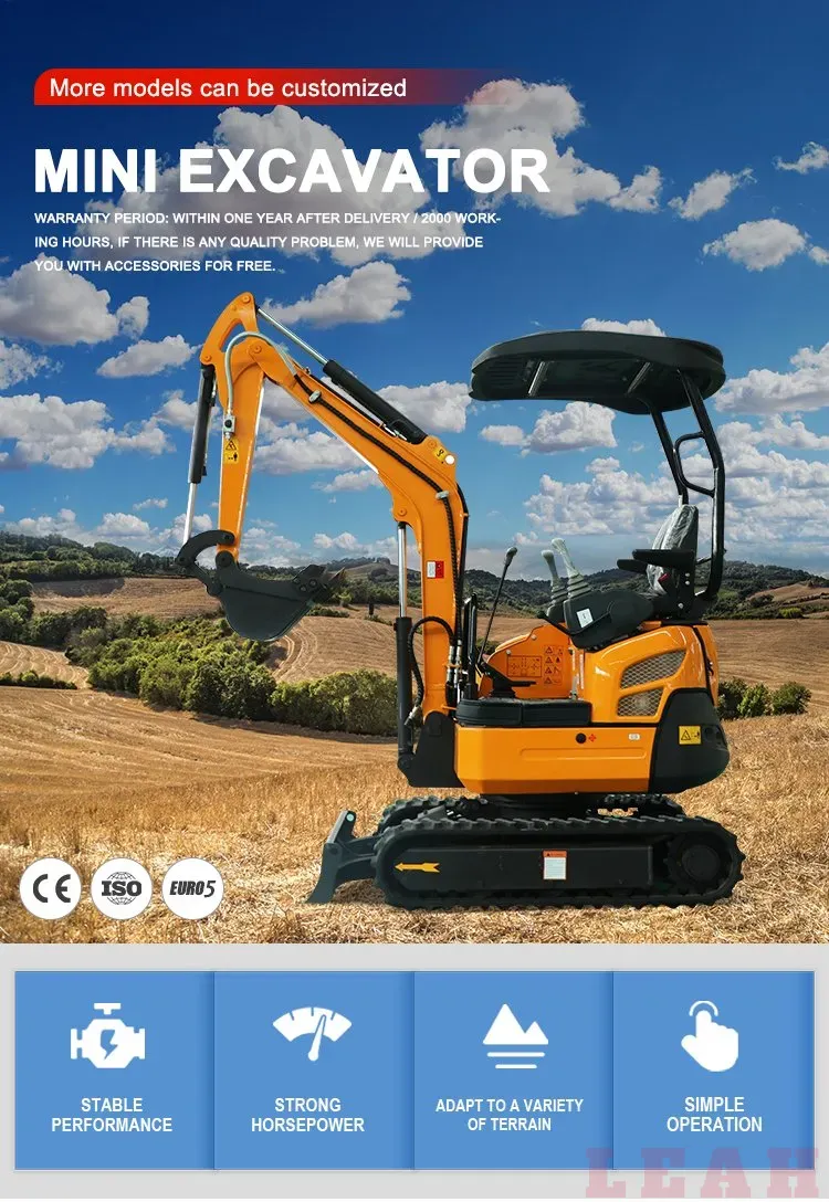 China1.3ton Shovel Excavator for Sale