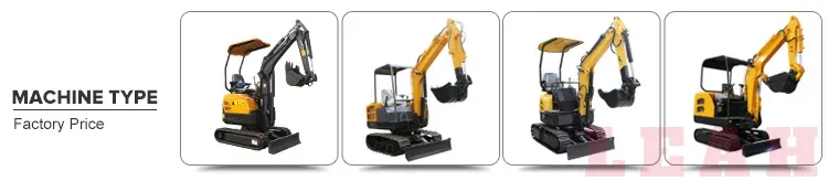 1 Ton Excavators CE/EPA Compact Mini Hydraulic Digger Price China Cheap Brand Excavator Price Price of Mini Excavator