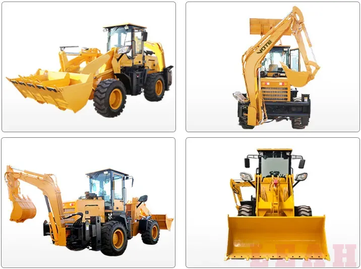 3.4 Ton 4x4 Compact Mini Tractor with Front End Loader and Backhoe 3.4 Ton 4x4 Compact Mini Tractor with Front End Loader and Backhoe