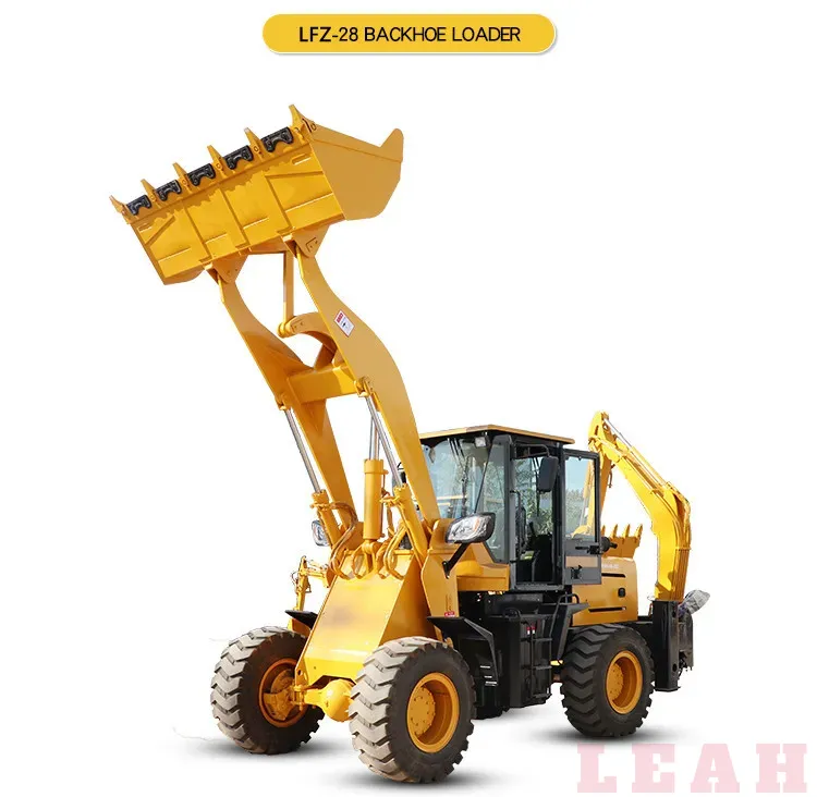 3.4 Ton 4x4 Compact Mini Tractor with Front End Loader and Backhoe 3.4 Ton 4x4 Compact Mini Tractor with Front End Loader and Backhoe