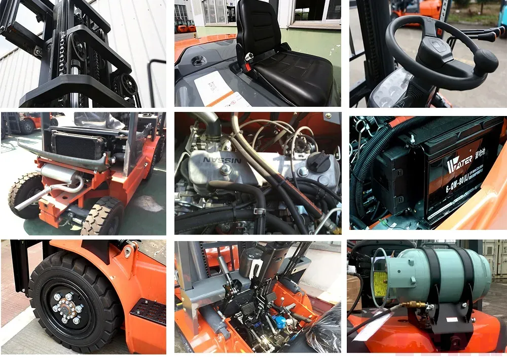 Factory Price 3 LPG 1.5 Ton Telescopic Forklift Fork